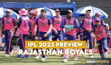 Rajasthan Royals Preview & Best Odds IPL 2023 .